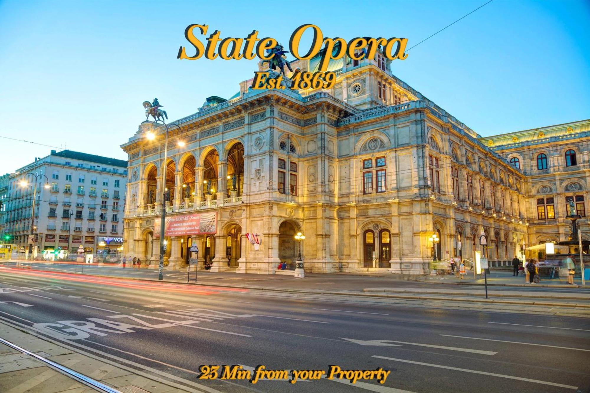 Trendy Near Westbahnhof With Kitchenette & Smart Tv Wien
